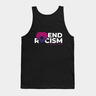 End Racism, Spread love Tank Top